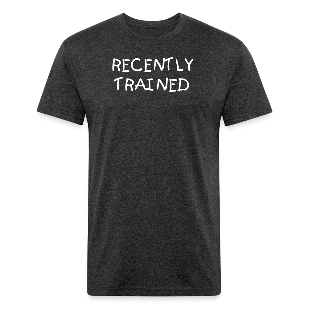 Recently Trained Fitted T-Shirt - heather black