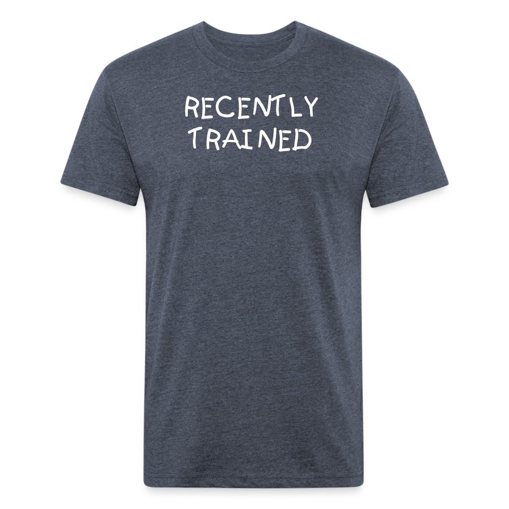 Recently Trained Fitted T-Shirt - heather navy