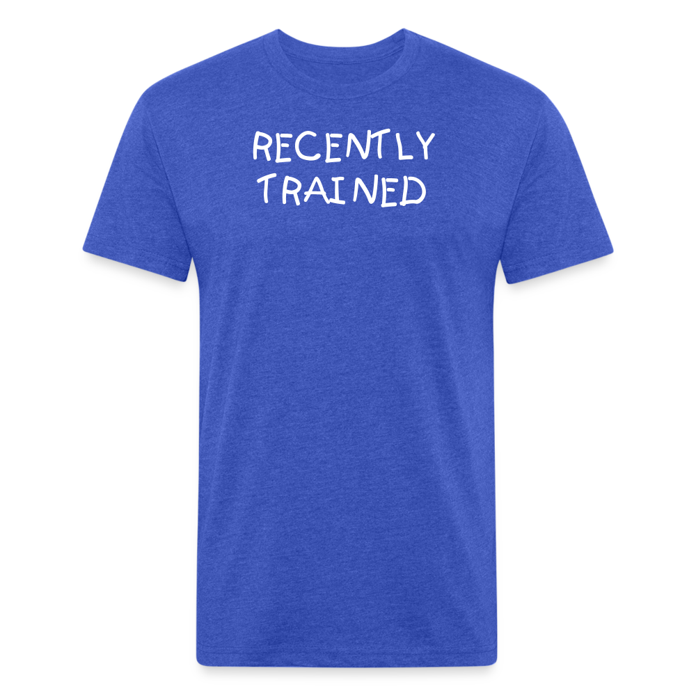 Recently Trained Fitted T-Shirt - heather royal